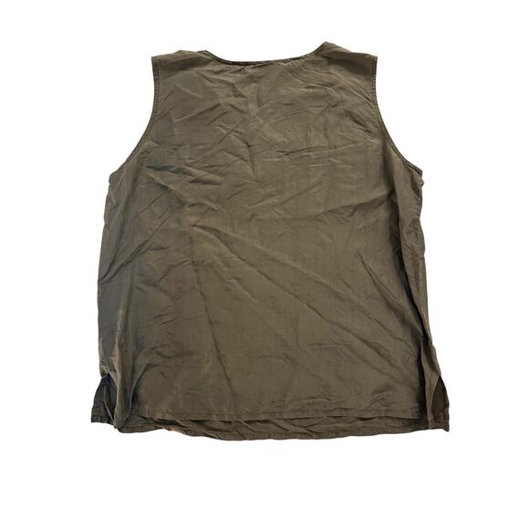 Silk Sleeveless Top - Size M - Picture 3 of 5